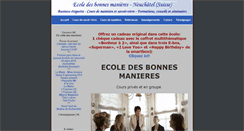 Desktop Screenshot of ecole-bonnes-manieres.ch